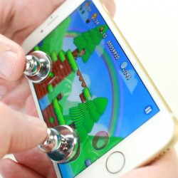 Joysticks x2 pour Smartphone Jeux Video Manette Ventouse Precision Universel