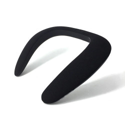 Enceinte Epaule pour Smartphone Musique Sans Fil Cou Bluetooth (NOIR)