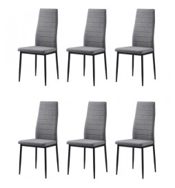 LAUREATE Lot de 6 chaises...