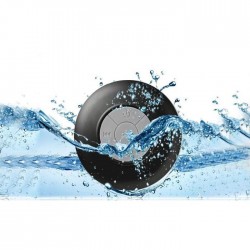 Enceinte Waterproof Bluetooth pour Smartphone Ventouse Haut-Parleur Micro Douche Petite
